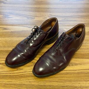 Allen Edmonds Park Avenue Cap-toe Oxford Dress Shoe Size 9.5
